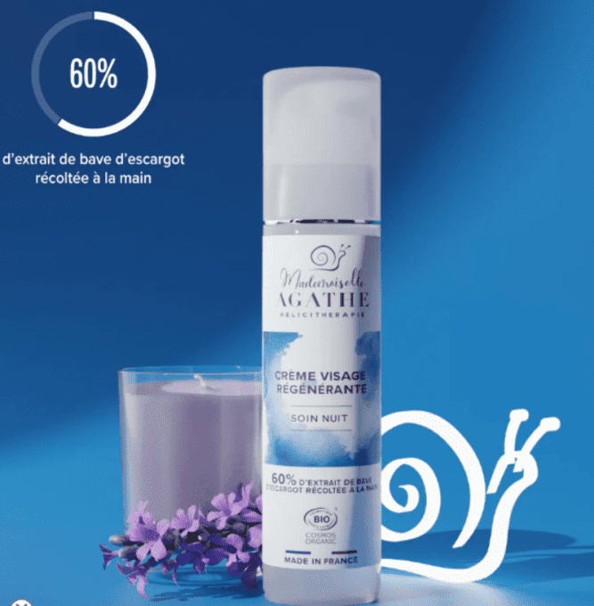 crème nuit bave d'escargot 