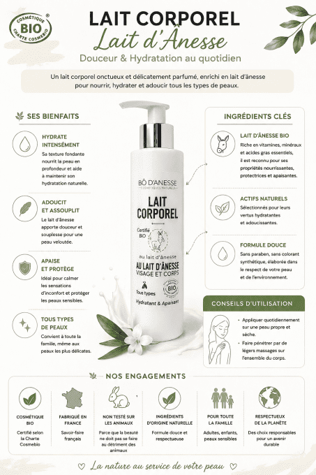 Lait corporel nature