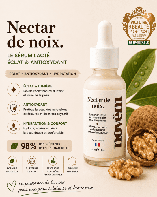 Nectar de noix Éclat Fermeté & peau apaisée
