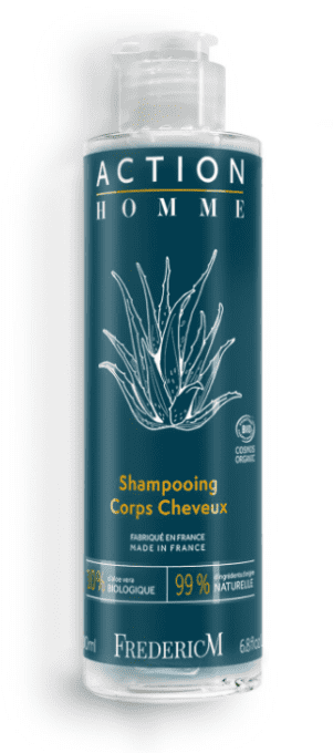 shampoing 3 en 1 homme aloe vera