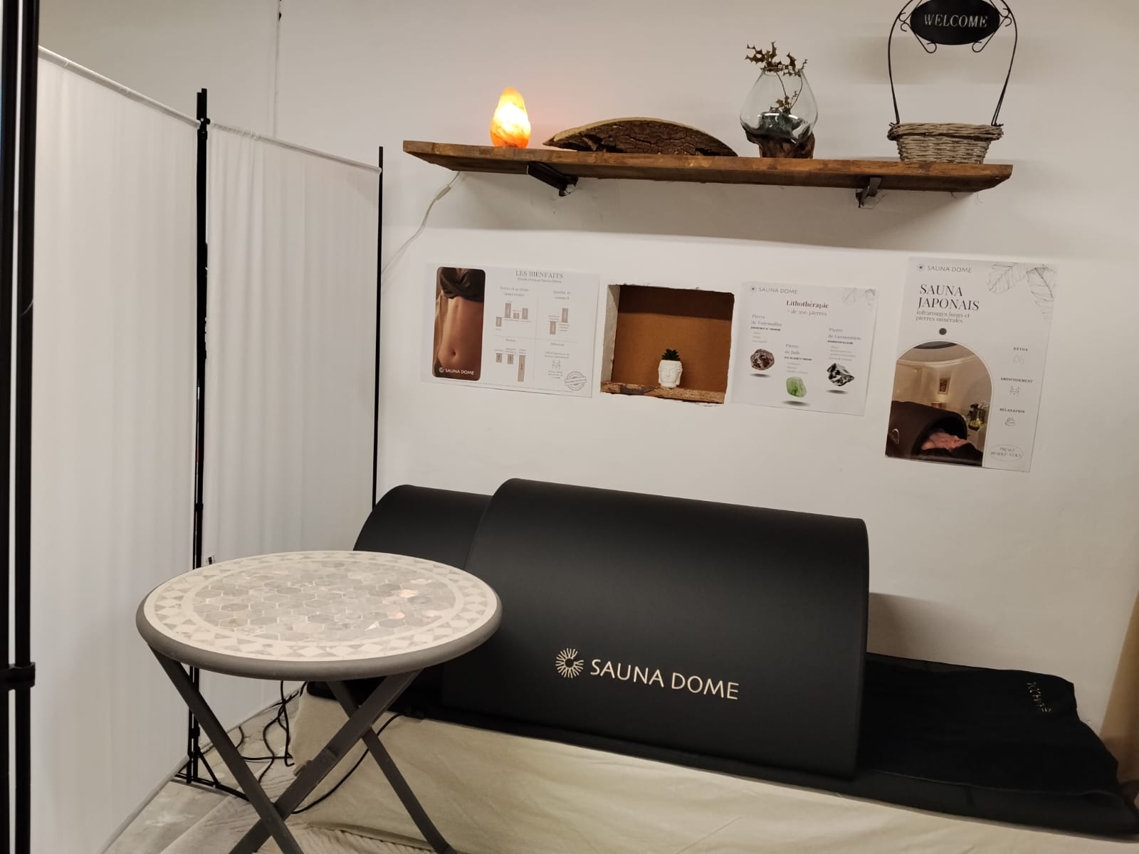 Sauna Dôme Japonais Infrarouge avec des pierres de Jade ,Tourmaline ,Germanium