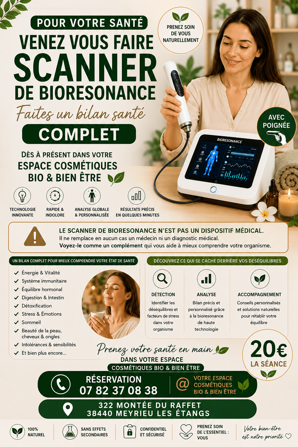 Biorésonance Espace Cosmétique & Bien être