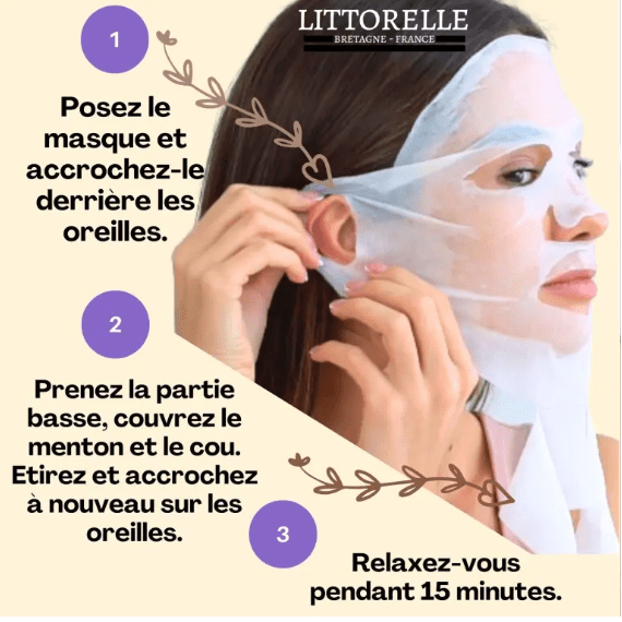 Masque Tissu Anti-âge au Collagène Marin